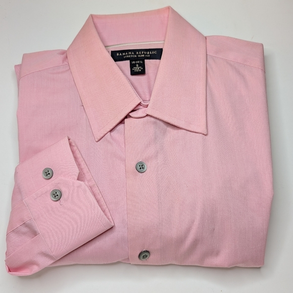 Banana Republic Other - Banana Republic Men’s Stretch Slim Fit Dress Shirt – Size Small (14–14½)
